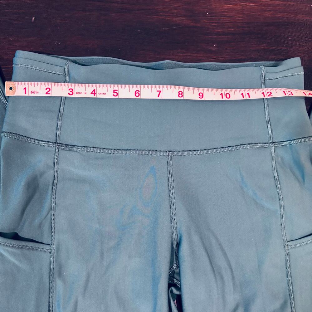 Lululemon Fast and Free High-Rise Thermal Tight 25" (5 Pocket) in Green Jasper - Picture 3 of 7